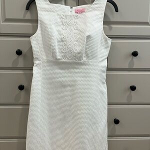 Lily Pulitzer Elegant White Sleeveless Dress
